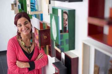 Marta Vega exponen en el Teatro de Telde (Foto TA)