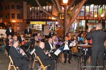 Imagen de archivo de un concierto de la Banda Municipal en Los Llanos (Foto Antonio Alí)