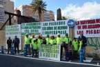 Nueva protesta en Telde en defensa de la rehabilitación de Los Picachos (Foto TA)