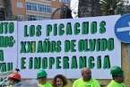 Nueva protesta en Telde en defensa de la rehabilitación de Los Picachos (Foto TA)