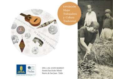 Cartel de la muestra de la Fedac (Foto TA)
