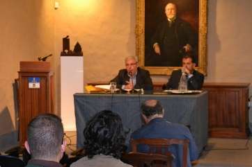 El profesor Moreno Juste, esta tarde-noche en Telde (Foto TA)