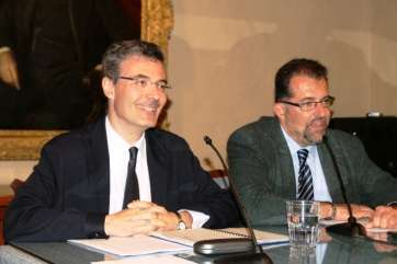 El conferenciante, ayer viernes en Telde (Foto TA)