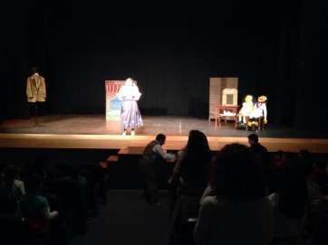 Momento de la representación (Foto TA)