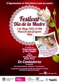 Cartel de la II edición del Festival del Día de La Madre que se celebrará en Los Llanos el 2 de mayo (Foto TA)