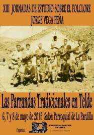 Cartel de las XIII Jornadas de Estudio sobre Folclore en La Pardilla (Foto TA)