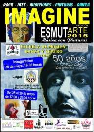Cartel de la tercera edición del encuentro Esmut Arte 2015 (Foto TA)