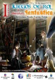 Cartel de las I Jornadas de Rol y Literatura Fantástica que se celebran en Telde (Foto TA)