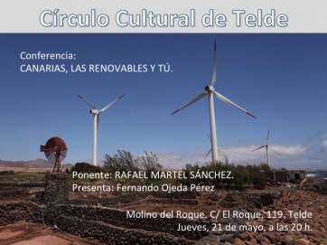 Cartel del encuentro en Telde (Foto TA)