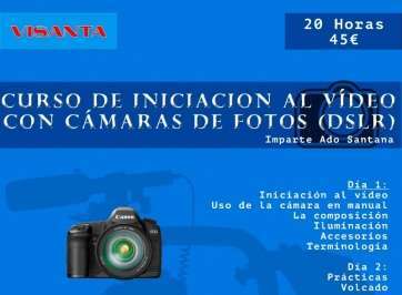 Cartel del curso de iniciación al vídeo (Foto TA)