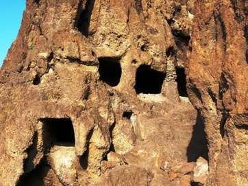 El yacimiento teldense de Cuatro Puertas (Foto TA)