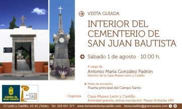 Cartel de la visita guiada (Foto TA)