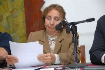 Imagen de archivo de la escritora y poeta teldense Pino Monzón (Foto TA)