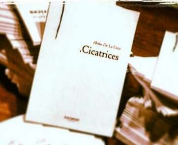 Portada del libro Cicatrices, del joven teldense Abián de la Cruz (Foto TA)