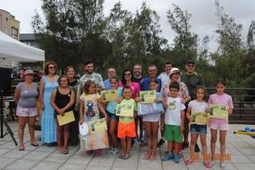 Imagen de familia de los participantes en el certamen que tuvo lugar el pasado sábado en Melenara (Foto TA)