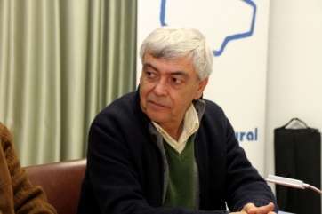 Imagen de archivo del desaparecido poeta Luis Natera (Foto Jesús Ruiz)