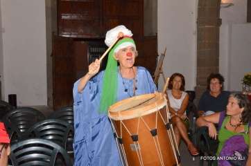 Momento del espectáculo de anoche (Foto TA)