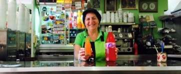 Celina Mendoza regenta con su marido el conocido establecimiento de Los Llanos (Foto TA)