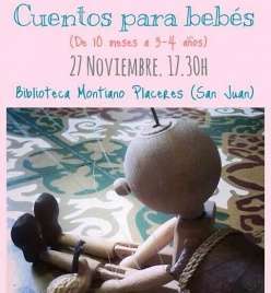 Cartel de la actividad (Foto TA)