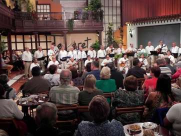 El grupo teldense Los Faycanes durante la grabación de Tenderete (Foto TA)