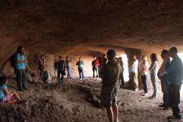 Imagen de archivo de una visita guiada de CanEduCam a Cuatro Puertas (Foto Jesús Ruiz)