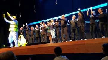 Un momento del espectáculo (Foto TA)