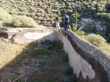 Imagen del estanque descubierto (Foto TA)