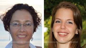 Elena León y Bedelia Suárez (Foto TA)