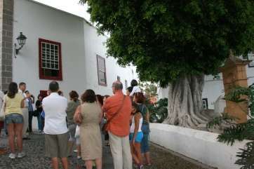 Imagen de archivo de un recorrido por la zona fundacional de Telde (Foto Jesús Ruiz Mesa)