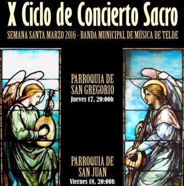 Cartel promocional de este X Ciclo de Concierto Sacro (Foto TA)