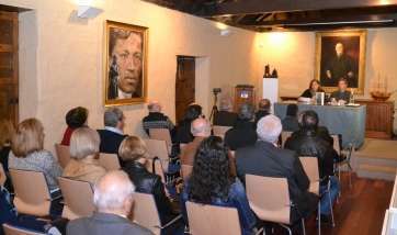 Imagen de la presentación del libro, esta noche en la Casa-Museo (Foto TA)