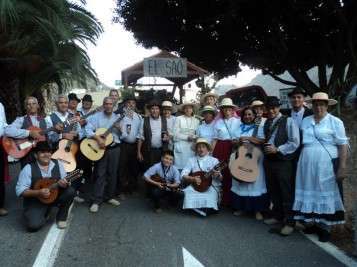 Parranda de Roque Azucarero, en una imagen de archivo en el sur de la Isla (Foto TA)