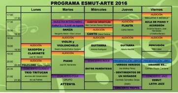 Programa de Esmut-Arte (Foto TA)
