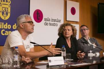 Presentación de la tercera muestra, hoy, en la capital grancanaria (Foto TA)