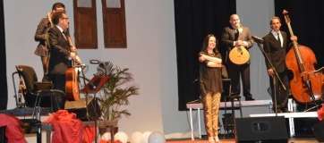 Momento del concierto de anoche (Foto Antonio Alí/TA)