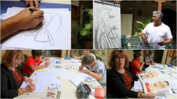 Momento del taller del pasado sábado (Foto Jesús Ruiz Mesa)