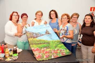 Momento del acto de esta noche (Foto Antonio Alí)