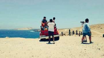 Un momento de la grabación (Foto TA)