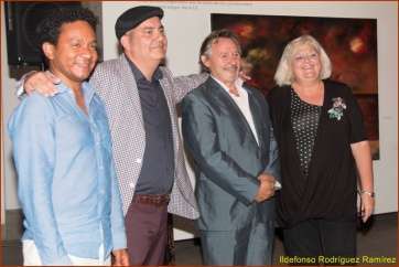 Participantes en el evento de anoche (Foto Ildefonso Rodríguez)