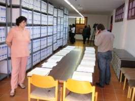 Imagen del interior del Archivo Histórico de Telde (Foto TA)