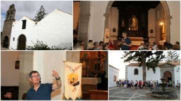 Diferentes momentos de la visita (Foto TA)