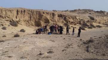 Momento del rodaje de este martes (Foto TA)