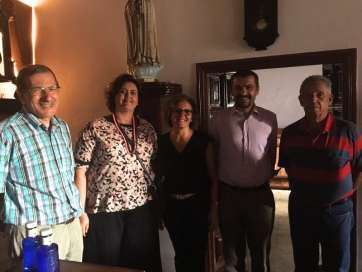 Imagen de la visita guiada de esta tarde a la ermita de San Antonio (Foto TA)