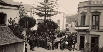 Imagen histórica de las celebraciones entre 1940 y 1950 (Foto Fedac)