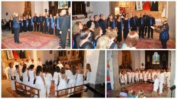 Concierto de los dos grupos corales (Foto TA)