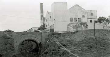 Imagen de archivo de la industria azucarera más conocida de Telde (Foto Fedac)