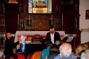 Momento del concierto de anoche (Foto Antonio Alí)