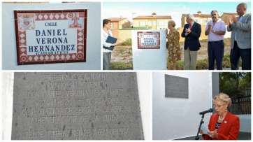 Telde recuerda a Daniel Verona con una calle y una placa en su casa natal de San Juan (Foto TA)