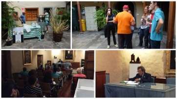 Degustación de guarapo y charla de Pablo de Jesús Vélez (Foto TA)