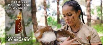 Laura Perdomo en el papel protagonista del cortometraje de Armando Ravelo (Foto Nel Morales)